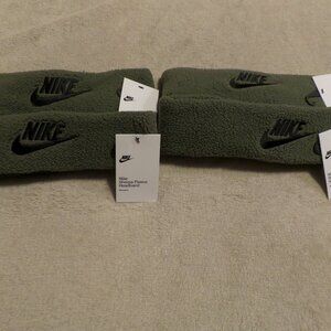 Nike Green  Women’s Sherpa Fleece Headbands – Lot of 4 – New